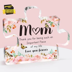 Mothers Day Gifts for Mom - Delicate Mom Birthday Gifts from Daughter Son - Engr - Picture 1 of 9