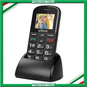 ✅ TELEFONO CELLULARE ANZIANI NONNI ARTFONE CS182 TASTI GRANDI SOS BASE RICARICA✅ - Foto 1 di 10