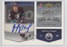2006-07 Upper Deck MVP One on Dual Joffrey Lupul Shawn Horcoff #OA-LH Auto