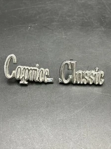 Chevrolet Caprice Classic Emblem/Name Badge 1977-90 Logo OEM  VTG 2 Pc - Picture 1 of 6