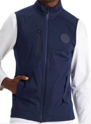 G/Fore Full Zip Repeller Vest Men’s Navy Blue TWLT Golf G4MA23O06O - Image 1 of 4