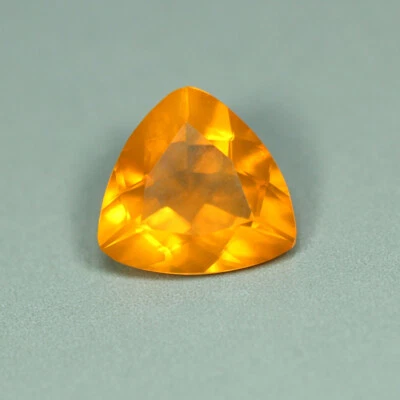 0.57 Cts_Extreme Great Fire_100% Natural Sin Tratar Ópalo de Fuego Naranja Mexicano Foto 1 de 3