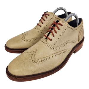 Zapatos COLE HAAN COLTON INVIERNO Para Hombre Talla 8.5 Verano Caqui Oxford Punta de Ala C11898 - Imagen 1 de 11
