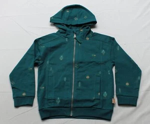 Souris Mini Unisex Baby's L/S Bug Pattern Hoodie DD7 Green Size 7 Years NWT - Picture 1 of 4