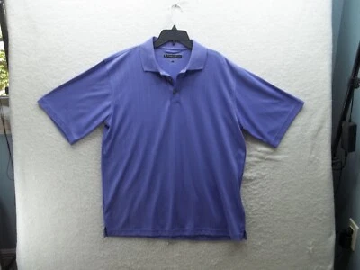 Pebble Beach Performance Golf Mens Purple Polo Shirt Size Large - Image 1 of 4
