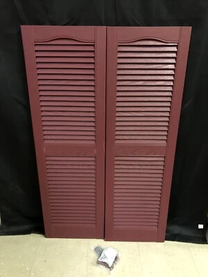 Mid America Louver  Vinyl Shutter 14.75 X 48 Winterberry - Image 1 of 4
