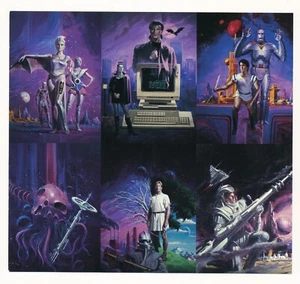1994 COMIC IMAGES BLUEPRINTS OF THE FUTURE TRADING CARD UNCUT PROMO SHEET - Picture 1 of 2