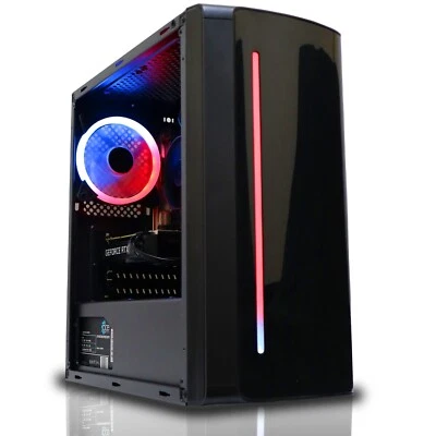 RTX Gaming PC Intel i5 12400F / 32GB DDR4 / 2TB + 480GB SSD / 8GB RTX 5050 W11 B - Image 1 of 4