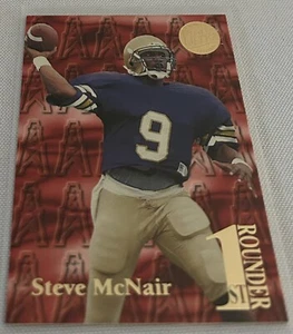 1995 Fleer Ultra FOotball Steve McNair Alcorn State Gold Medallion 1st Rounder - Picture 1 of 2