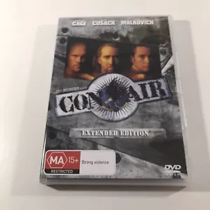 Con Air DVD Region 4 PAL Extended Edition Movie Nicolas Cage John Cusack - Picture 1 of 9