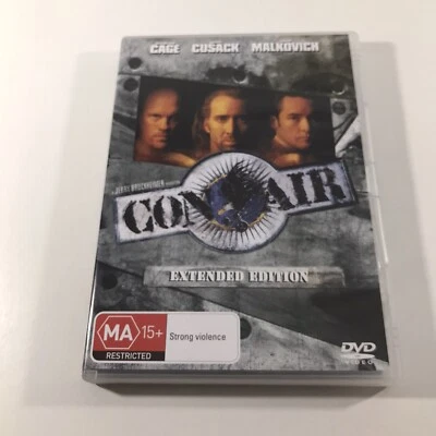Con Air DVD Region 4 PAL Extended Edition Movie Nicolas Cage John Cusack - Image 1 of 4