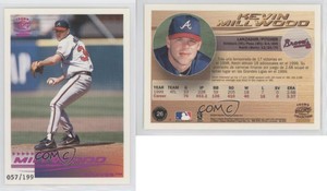 2000 Pacific Crown Collection Holographic Purple /199 Kevin Millwood #26