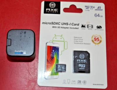 GoPro HERO5 Session 4K HD Action Camera Black With 64 GB SD Card*Untested* - Image 1 of 4