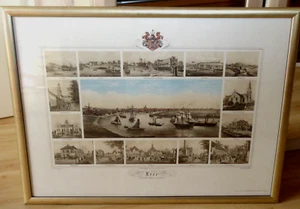 Fabricante de cajas / Hesse - ciudad vacía - litografía - antiguo - 1862 - Imagen 1 de 10