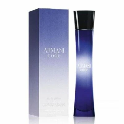 Giorgio Armani Code Eau de Parfum 75ml EDP Spray Authentic New Boxed Sealed