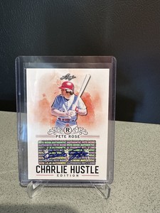 Pete Rose 2020 Leaf Auto Charlie Hustle Edition