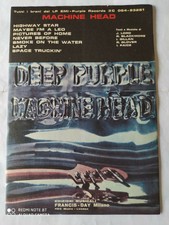 DEEP PURPLE 'MACHINE HEAD' - BOOKLET 7 SPARTITI (1972) - FRANCIS - DAY MILANO