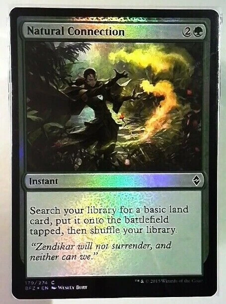 Natural Connection FOIL - MTG Battle for Zendikar BFZ - Imagen 1 de 1