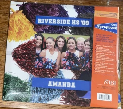 RARO MBI Scrapbook Personalizar Quadros Cheer Leading Álbum 12x12 Cheerleading Novo - Imagem 1 de 4
