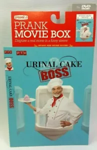Streich Film Box Hülle - Urinal Cake Boss für DVD oder Videospiel - Humor - Bild 1 von 3