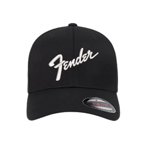 Fender Logo Embroidered Flexfit Hat Flat and Curved Black, Navy, Olive, Grey - Picture 1 of 13