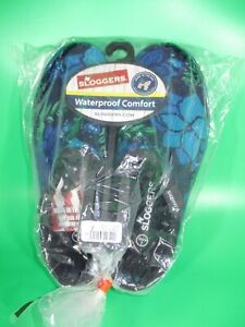 Sloggers Spring Blue Floral Waterproof  Gardening Camping Womens 7  Shoes New