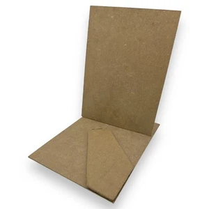 8 x 6” MDF puntal respaldo soportes repuesto marco de fotos marrón paquete de 2 - Imagen 1 de 1