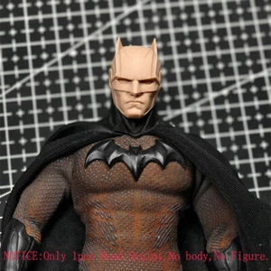Blank 1/12 Scale With The Mask Hush Batman Head Sculpt Unpainted Fit 6"ML Figure - Picture 1 of 4
