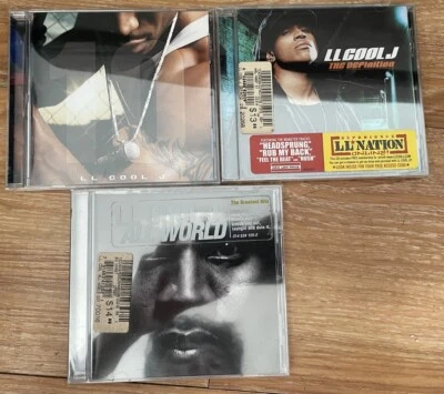 Lot Of 3 L.L. Cool J Music CDs All World The Definition & 10 New Used Free Ship Foto 1 de 3