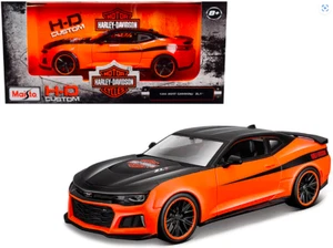 Chevrolet Camaro ZL1 2017 Harley Davidson H-D Custom Maisto 1/24 Diecast Model - Picture 1 of 4