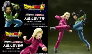 NUEVO S.H.Figuarts Android No.17 y No.18 Universe Survival Saga Dragonball Super - Imagen 1 de 11