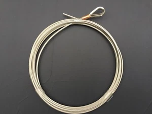 Edelstahldraht 6 Meter 3 mm Durchmesser mit 1 Hartöse - Bild 1 von 1