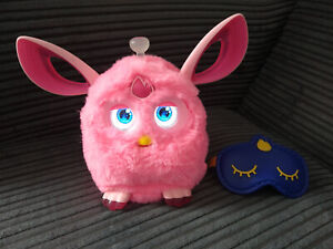 FURBY CONNECT HASBRO 2015 PINK WITH BLUE MASK 6" TALL OR SO VERY GOOD USED COND