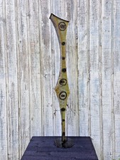 Abstract Vase metal art sculpture modern indoor/outdoor garden Holly Lentz 