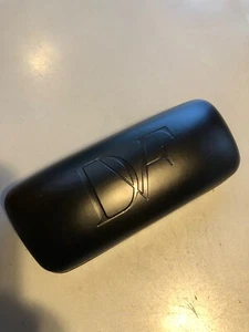 Neu DF Diane von Fürstenberg schwarze Sonnenbrille Brillenetui - Bild 1 von 2