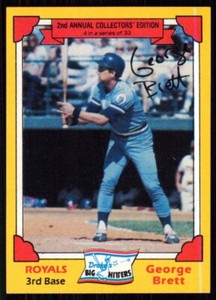 1982 Topps Drake's Big Hitters George Brett Kansas City Royals #4