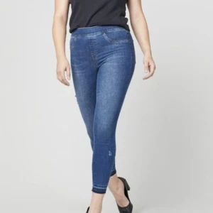 SPANX Ankle Skinny Distressed Jeans Medium Wash Gr. Medium NEU mit Etikett - Bild 1 von 14