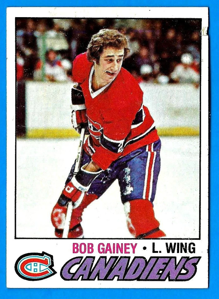 1977-78 Topps BOB GAINEY (vg-) Montreal canadiens - Image 1 of 1
