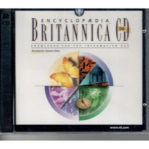 Encyclopedia Britannica CD 98 Advanced Search CDROM 1998 Vintage Digital Edition - Picture 1 of 2