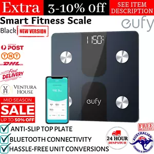 eufy The Full-Body Smart Scale 28cm Au Stock Fit Track Fitness Weight Scale Blac - Picture 1 of 12