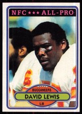 1980 Topps David Lewis Tampa Bay Buccaneers #180