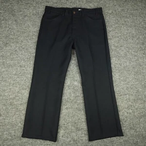 Vintage Levis Pants Mens 40X30 Blue Dracon Polyester Boot Cut Western Slacks - Picture 1 of 12