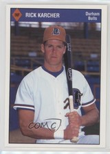 1992 Herald-Sun Durham Bulls Rick Karcher Richard Karcher #22
