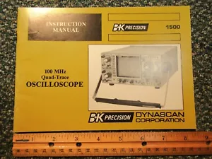 B&K 100 MHz Quad-Trace Oszilloskop 1500 Handbuch ~ Original ~ Amateurfunk - Bild 1 von 3