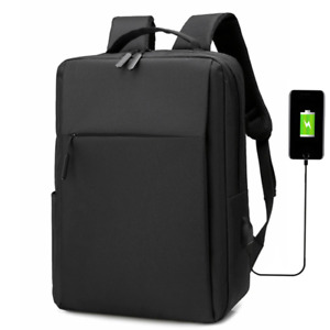 mochila para laptop 15.6 mujer hombre bolso de viaje impermeable puerto USB