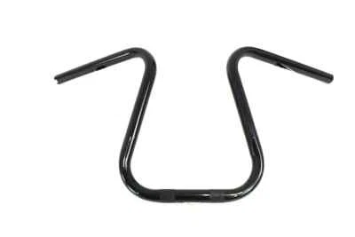 Black 1 inch Loopy Handlebar with Indents fits Harley Davidson 25-0492 - Image 1 of 4