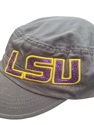 Gorra LSU Tigers Top of the World para mujer estilo ejército ajustable púrpura brillante Foto 1 de 4
