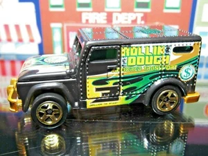 BLACK ROLLIN DOUGH AMORED TRUCK HOT HAULERS LOOSE HOT WHEELS 1/64 DIECAST CAR - Picture 1 of 6