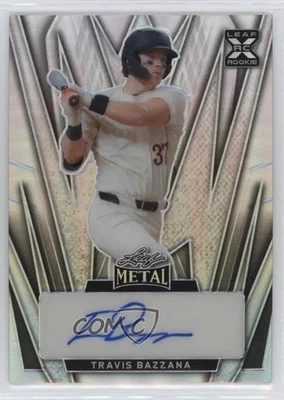 2024 Leaf Metal Auto Silver Prismatic /35 Travis Bazzana #BA-TB1 Auto - Image 1 of 2