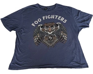 Foo Fighters Concert Tour T-Shirt Blue Shirt Size 7XL Music Band Tee Merch - Bild 1 von 9